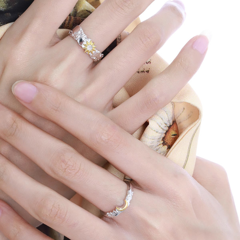 Sun and Moon Rings | Jentle Jewelry