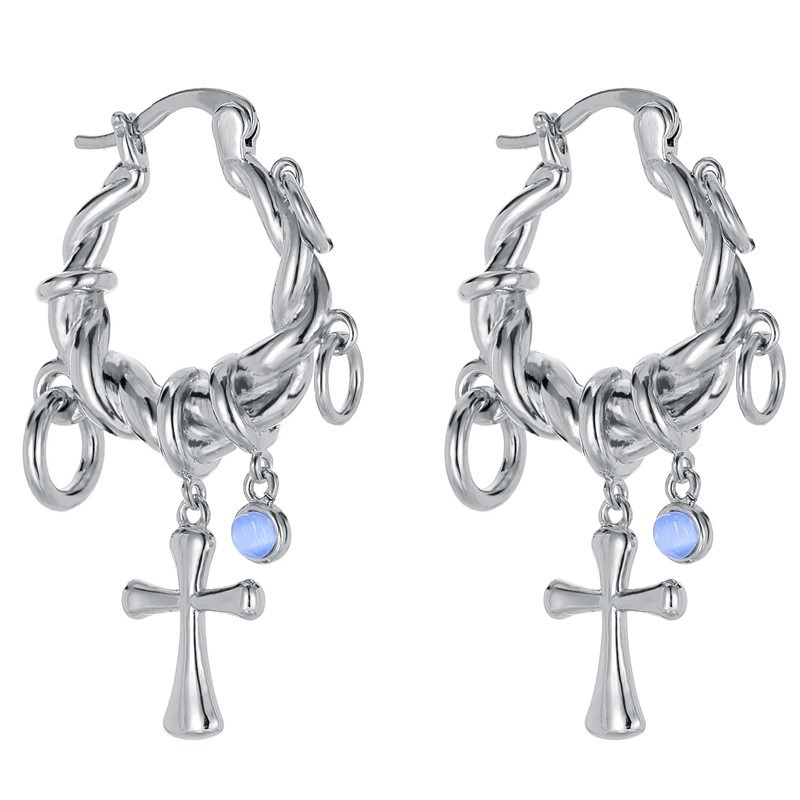Saint Prayer Earrings- Jentle Jewelry-Silver Jewelry