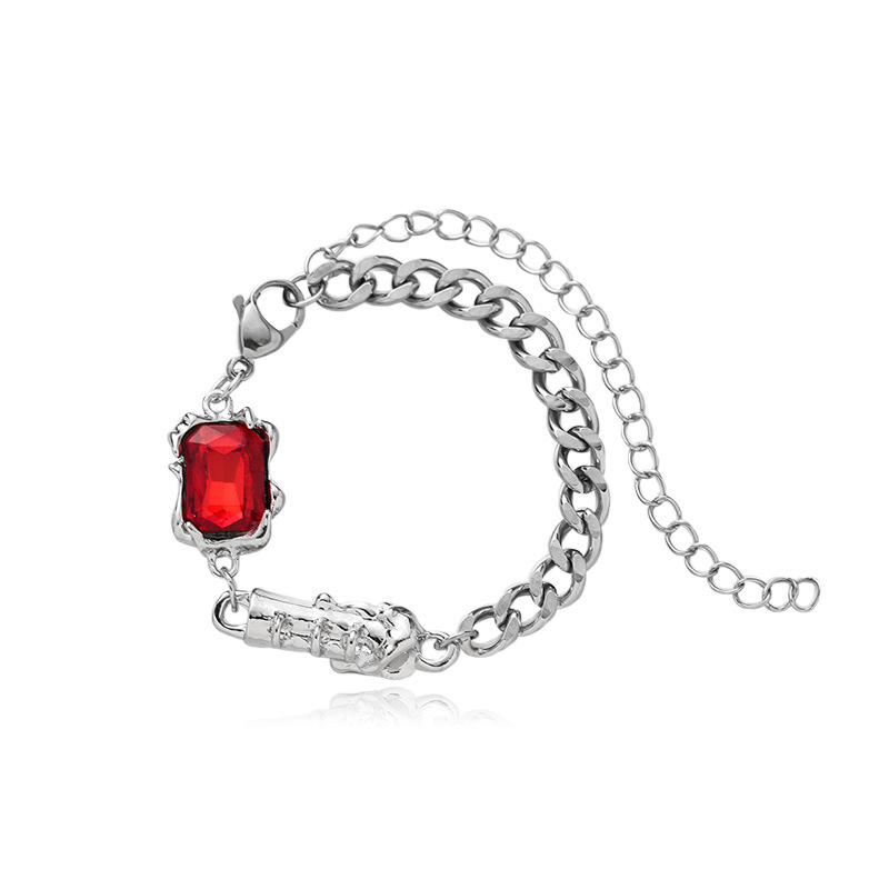 Passionate Ruby Bracelet- Jentle Jewelry-Silver Jewelry