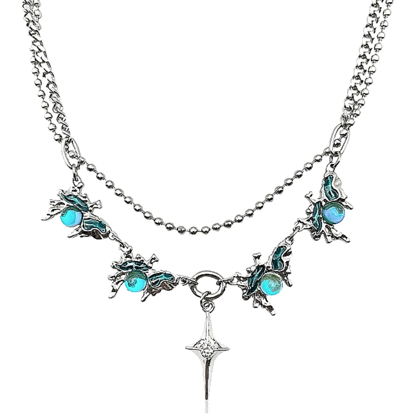 Starry Sky Necklace- Jentle Jewelry-Silver Jewelry