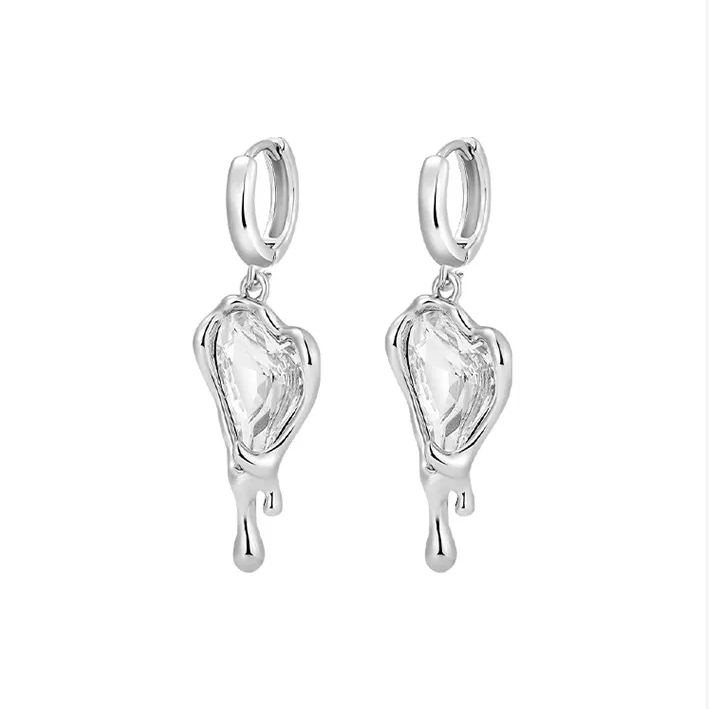 Pure Melting Love Earrings- Jentle Jewelry-Silver Jewelry