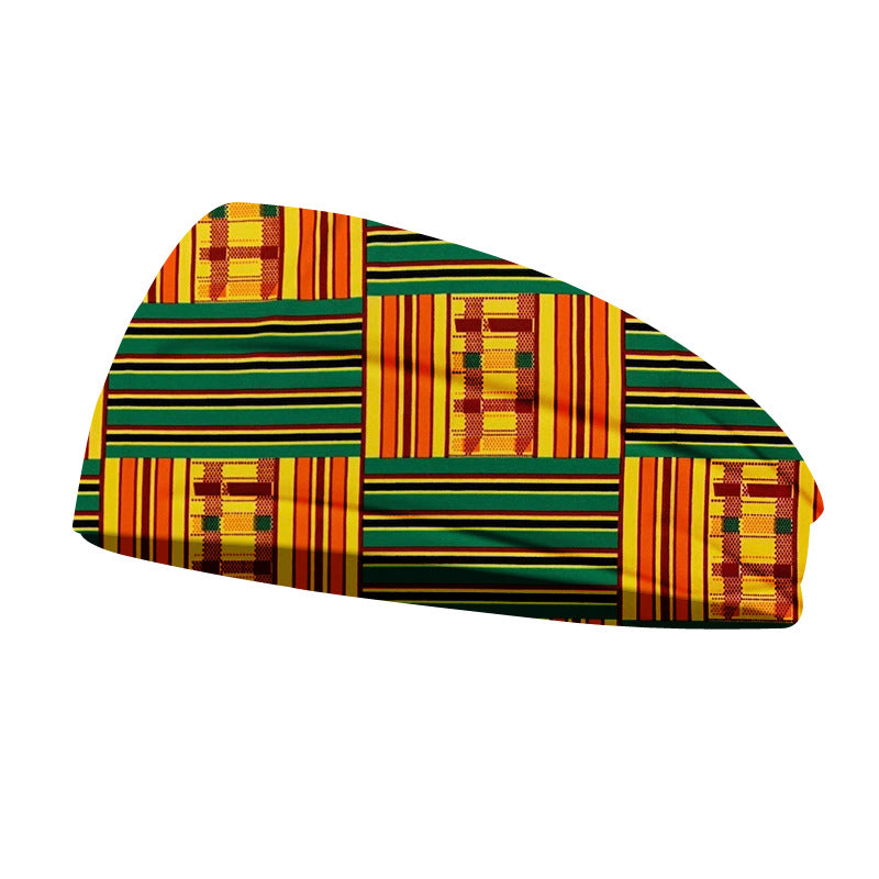 African Style Sports Headbands Quick Dry Headband Soft Breathable
