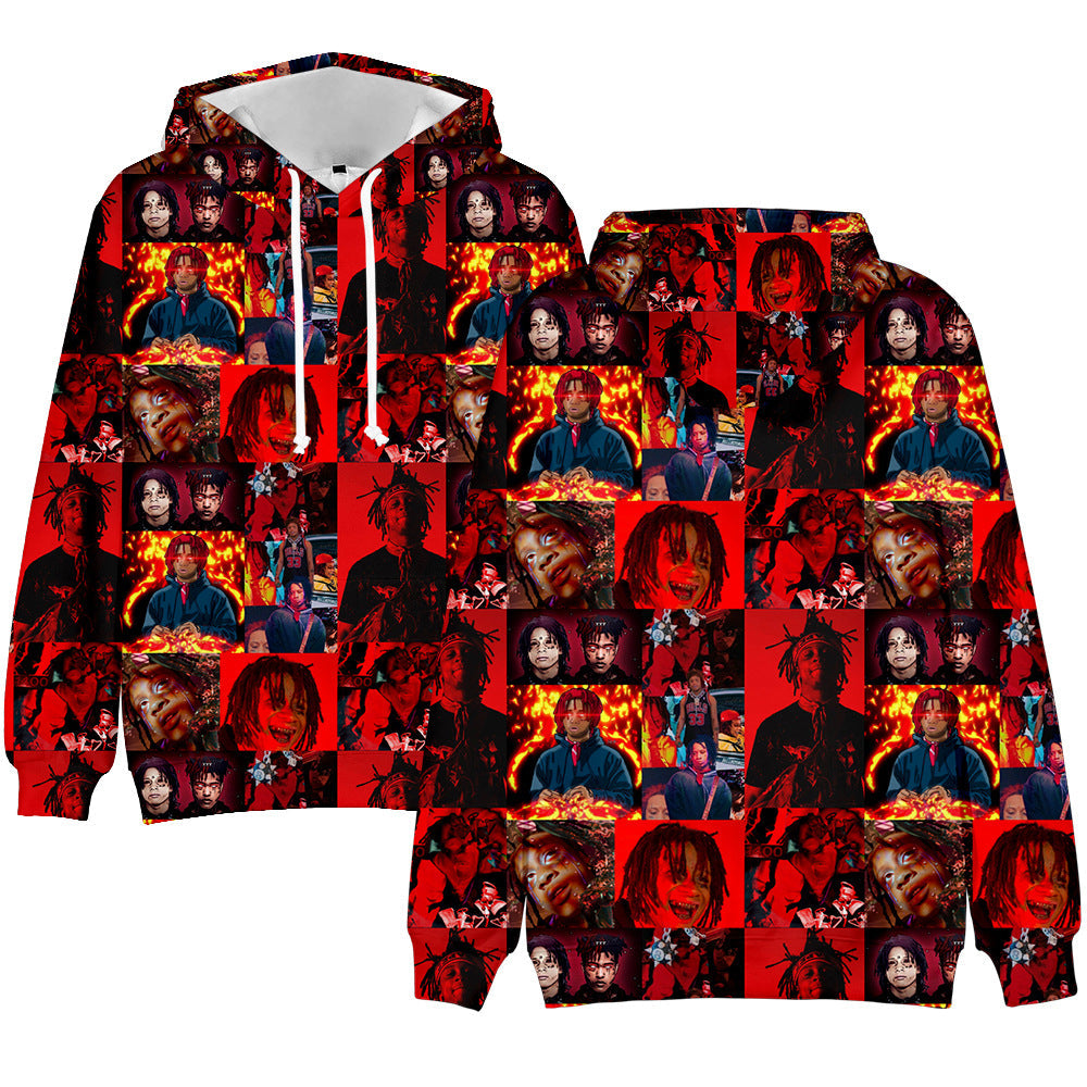 Trippie Redd Hoodie Regular Fit All Over Print Rap Style