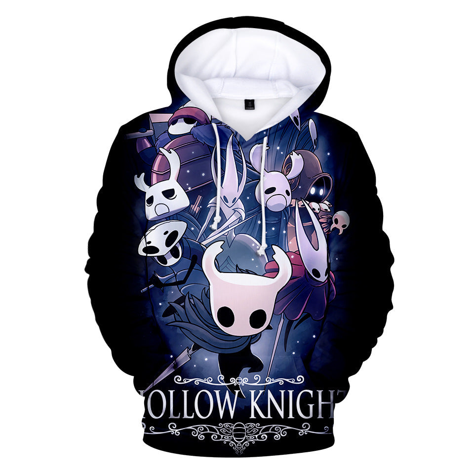 Hollow Knight Hoodie Sweatshirt 3D Print Pullover Hollow Knight Gaming Costume