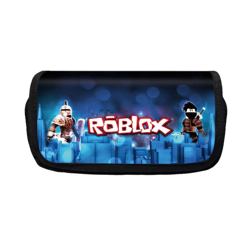 Roblox Kid's Pencil Case with Two Compartments Zip Closure Ideal Present