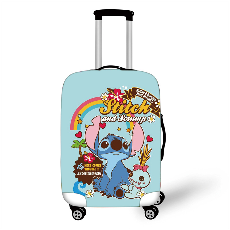Stitch Suitcase Luggage Cover Protector Waterproof Anti-Dust Stretchable