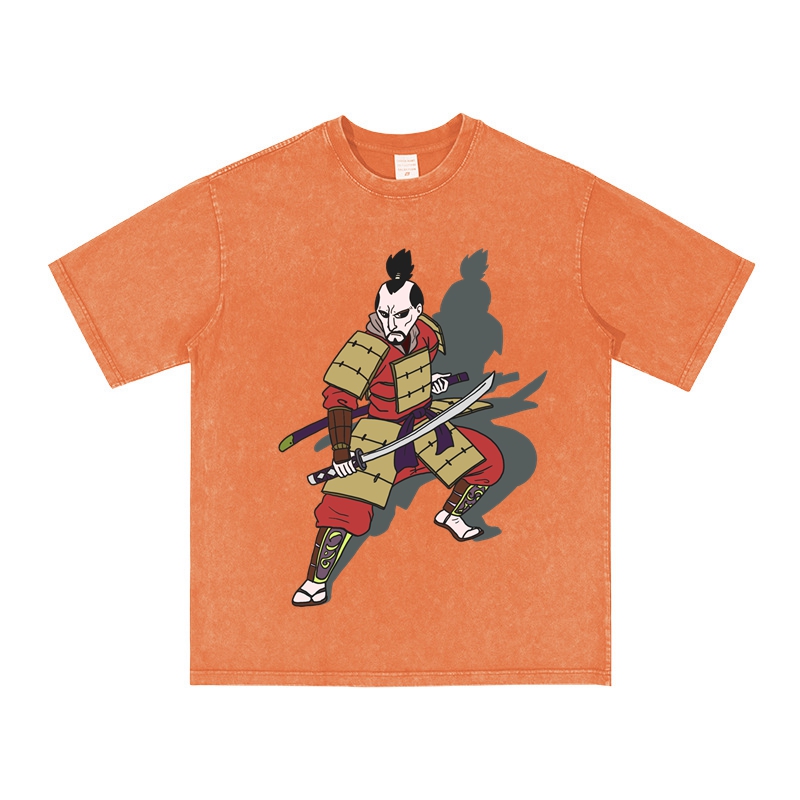 Ninja Ninjutsu Vintage T Shirt Cotton Made Short Sleeves Samurai Tops 