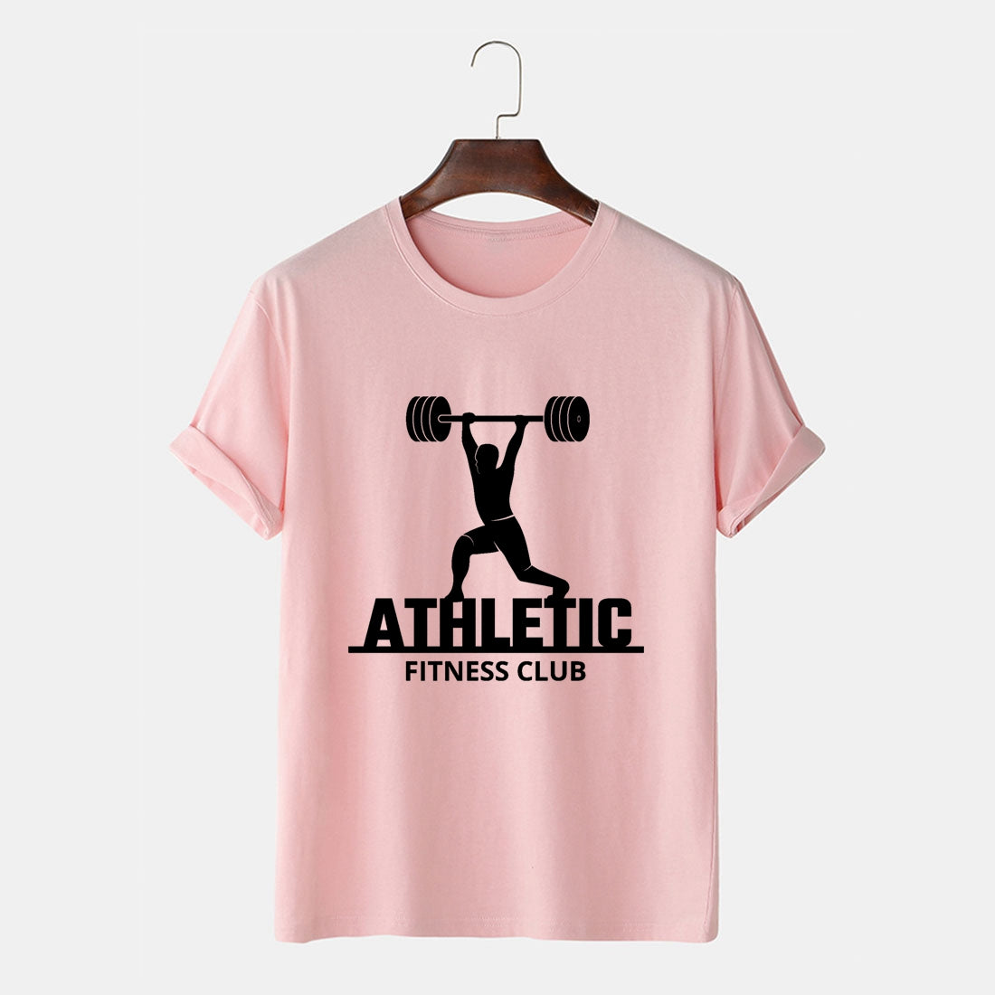 Men Athletic T Shirt Fitness Club Shirt Bodybuilding Tops Short Sleeves Ideal Gift
