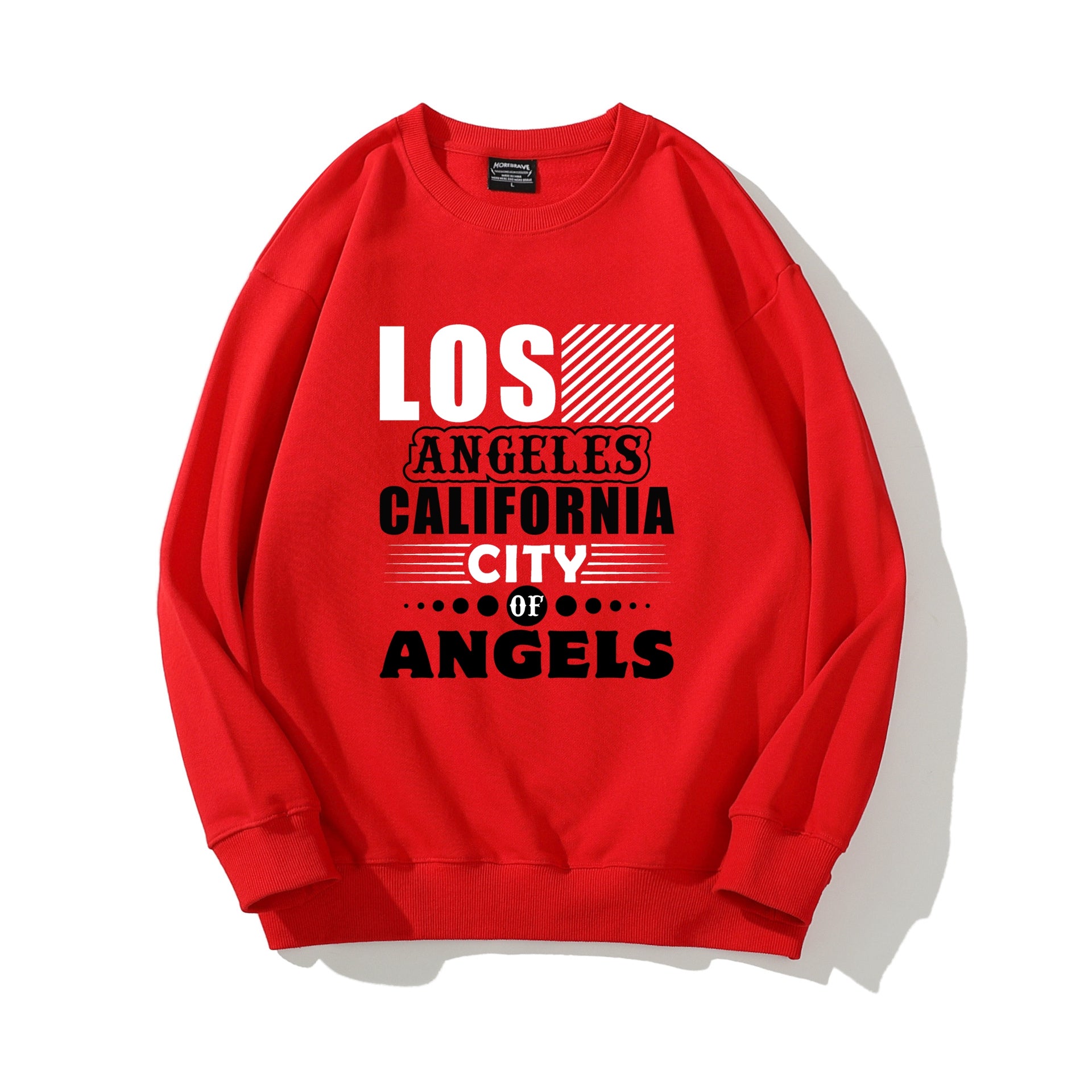 Los Angeles Sweatshirt City of Angels California Crewneck Cotton Sweatshirt