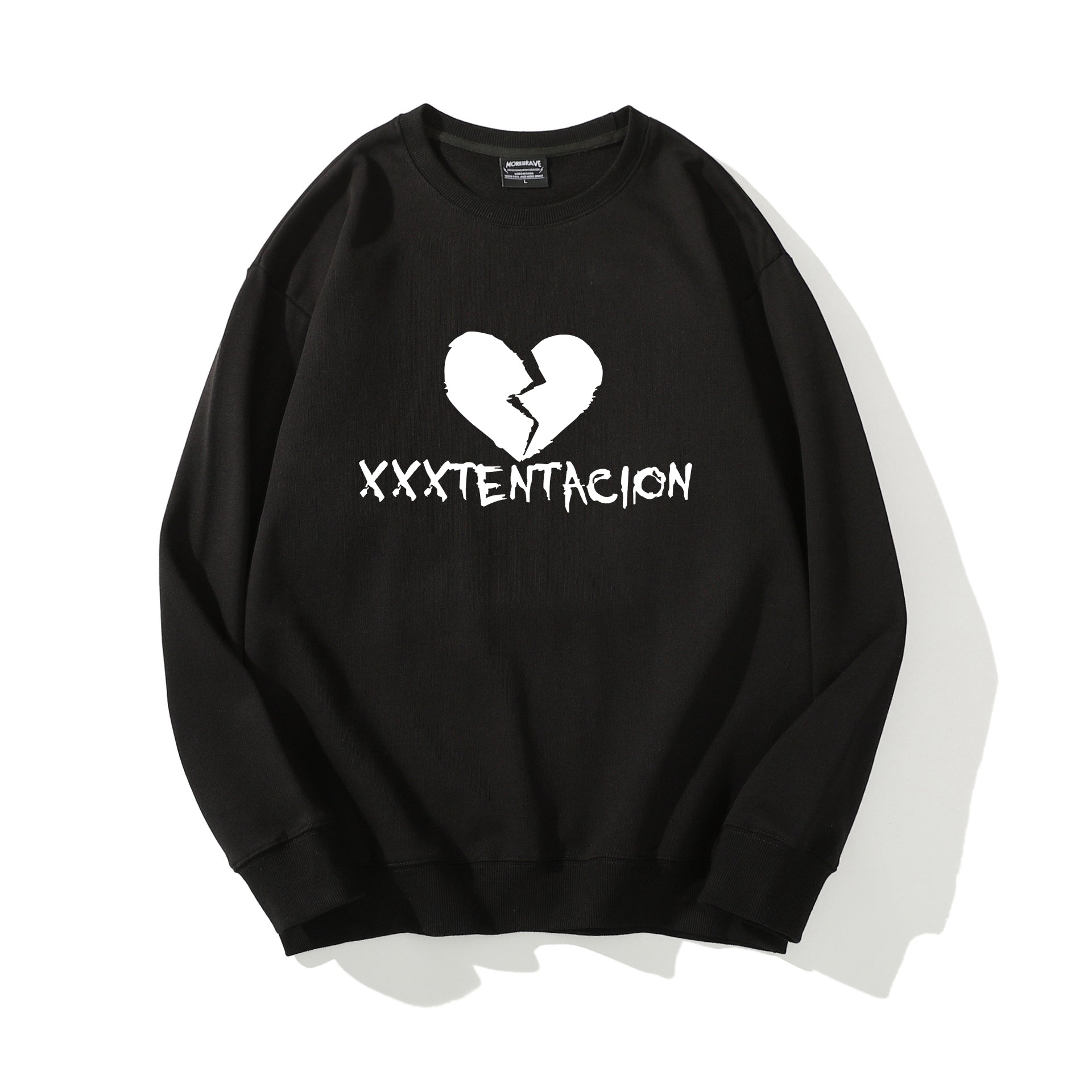 XXXTentacion Broken Heart Crewneck Sweatshirt Rapper Cotton Tops