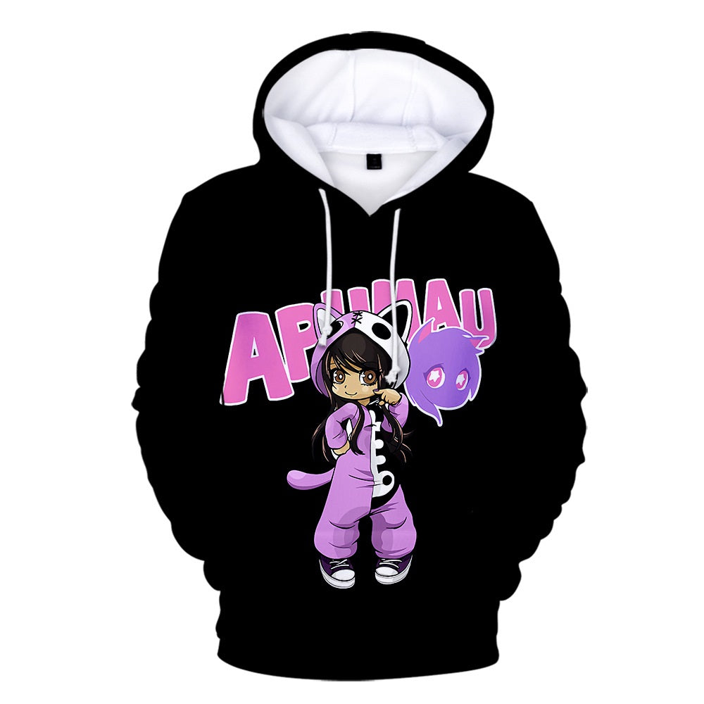 APHMAU Anime 3D Graphic All Over Print Hoodie Ideal Present