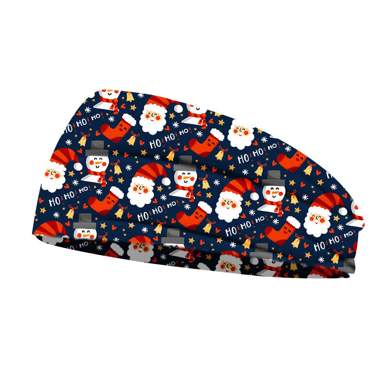 Christmas Quick Dry Headbands Breathable Headbands Party Merch Ideal Presents