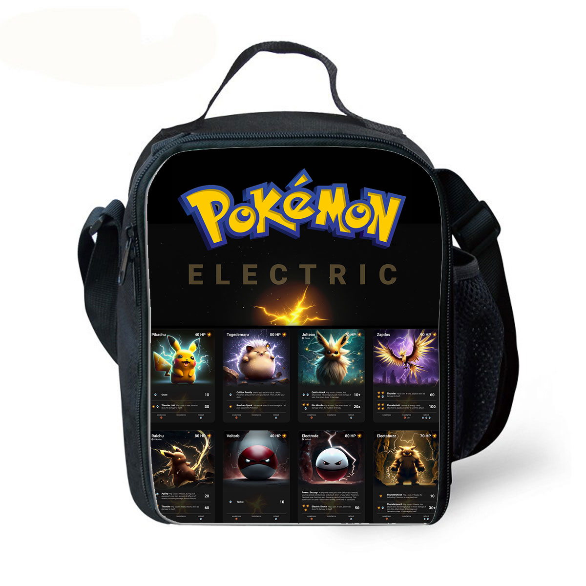 Pokemon Lunch Bag Kid's Insulated Lunch Box Waterproof Ideal Gift