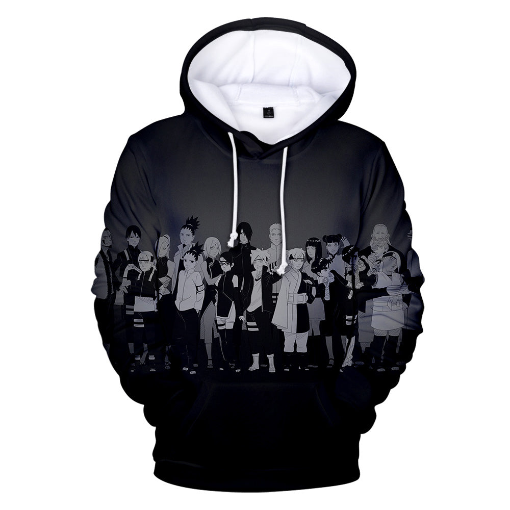 Boruto Naruto 3D Drawstring Hoodie Ideal Present