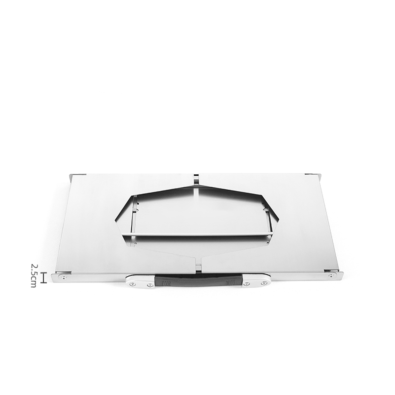 Stainless steel folding grill