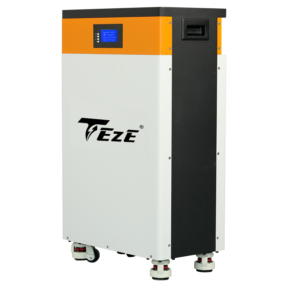 TezePower 51.2V 48V 200Ah 10kWh LiFePO4 Battery Mobile ESS With Active Balancer, Mobile Home Energy Storage System-TezePower