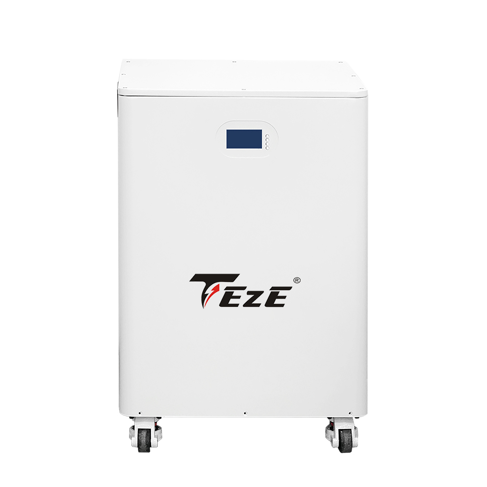 TezePower 51.2V 400Ah Powerwall LiFePO4 Battery 20kWh Lithium-ion Battery with Active Balancer - Mobile Home Energy Storage System