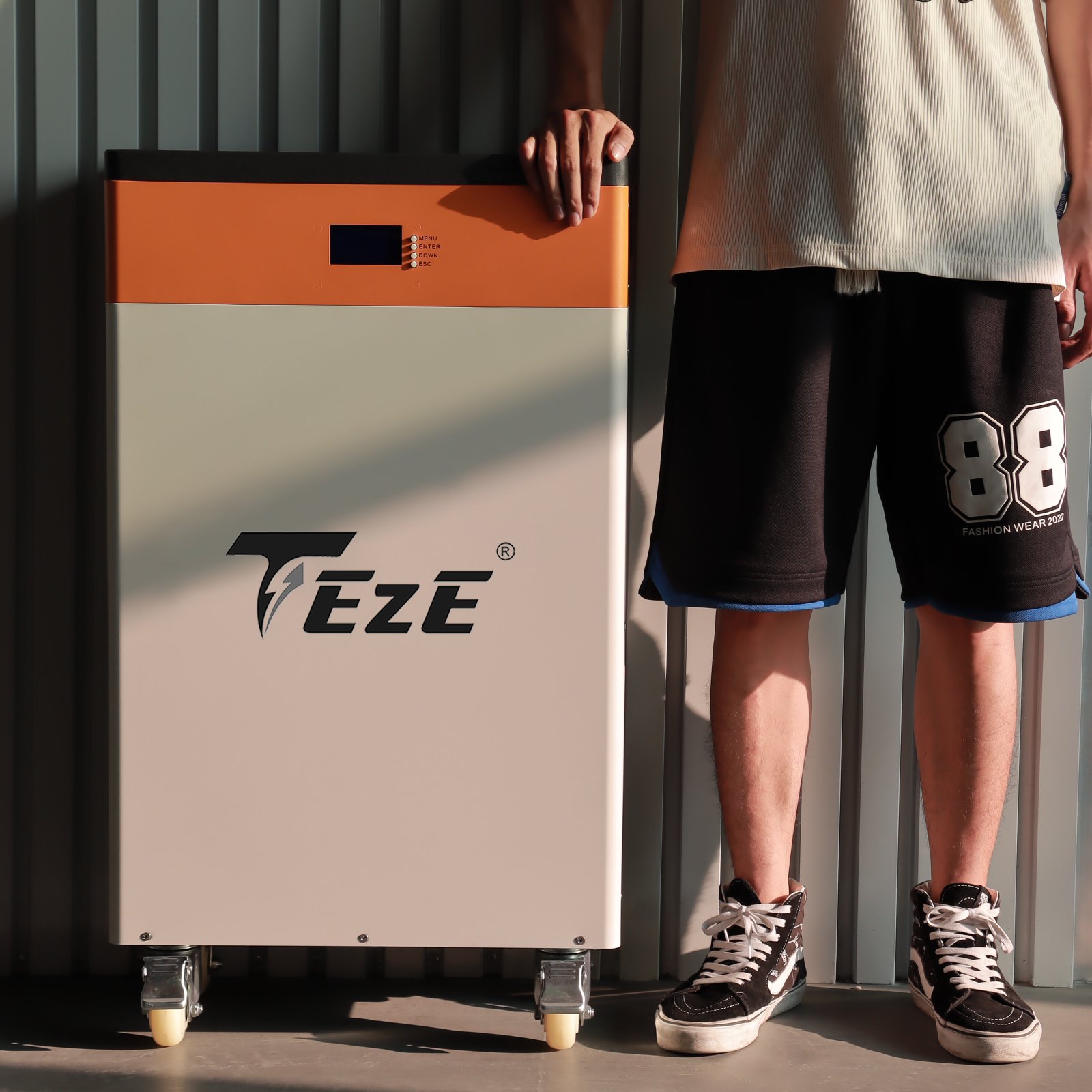 TezePower 51.2V 48V 200Ah 10kWh LiFePO4 Battery Mobile ESS With Active Balancer, Mobile Home Energy Storage System-TezePower