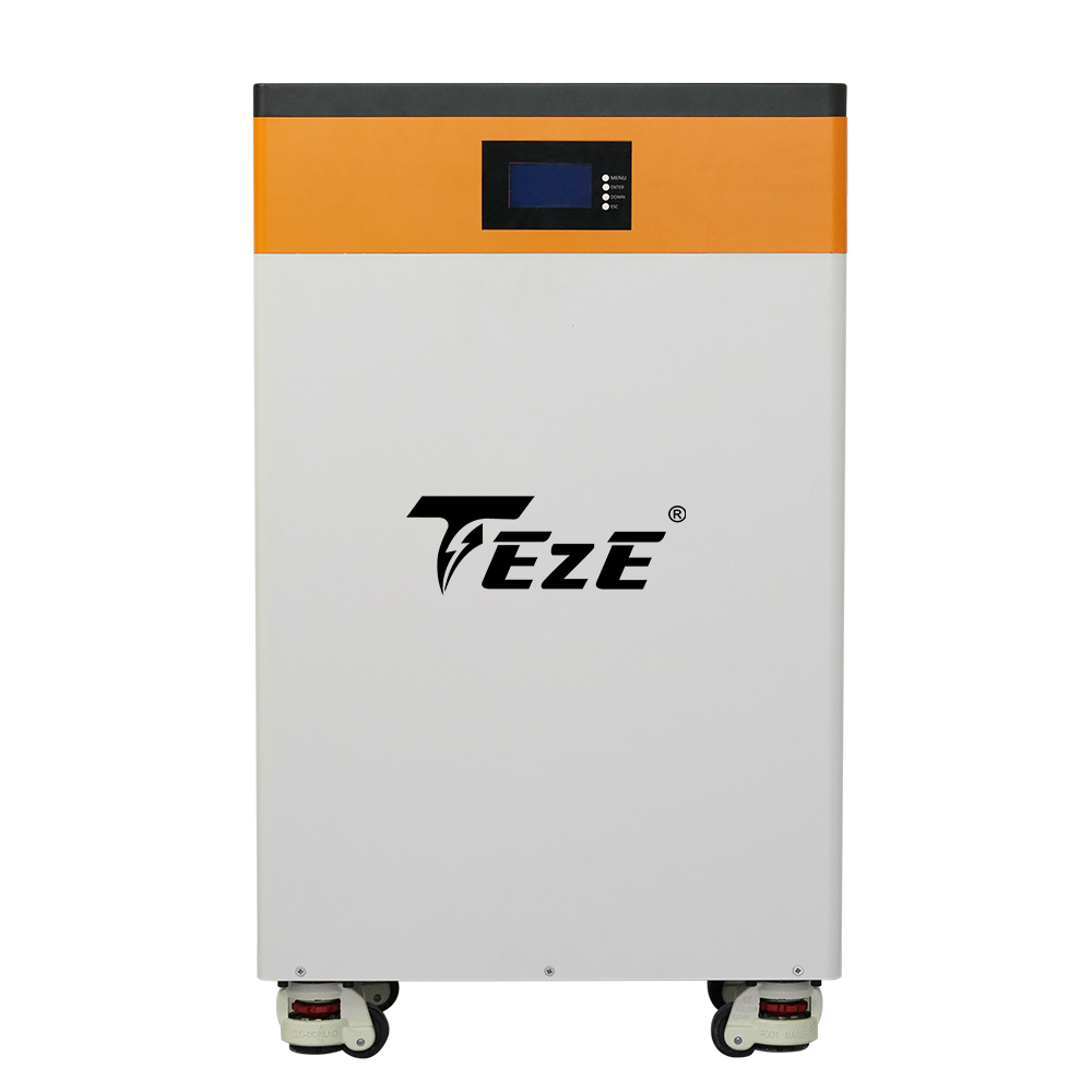 TezePower 51.2V 300Ah 16S LiFePO4 Battery 15kWh Lithium-ion Battery with Active Balancer -Mobile Home Energy Storage System-200A Current