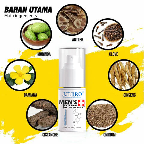 💖JJLBRO MEN'S SPRAY LONG LASTING DELAY SPRAY🔥GOD OF WAR SEVEN TIMES A NIGHT)