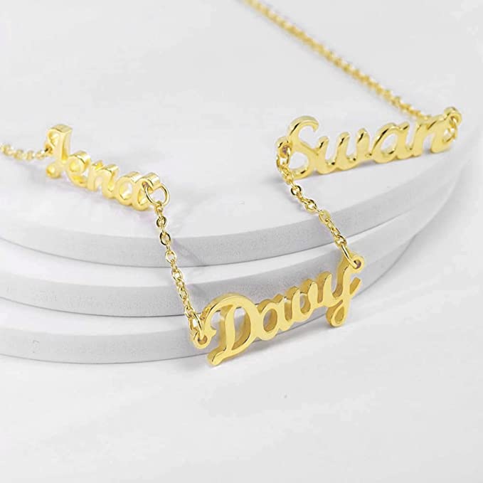 Personalized Multiple Names Necklaces