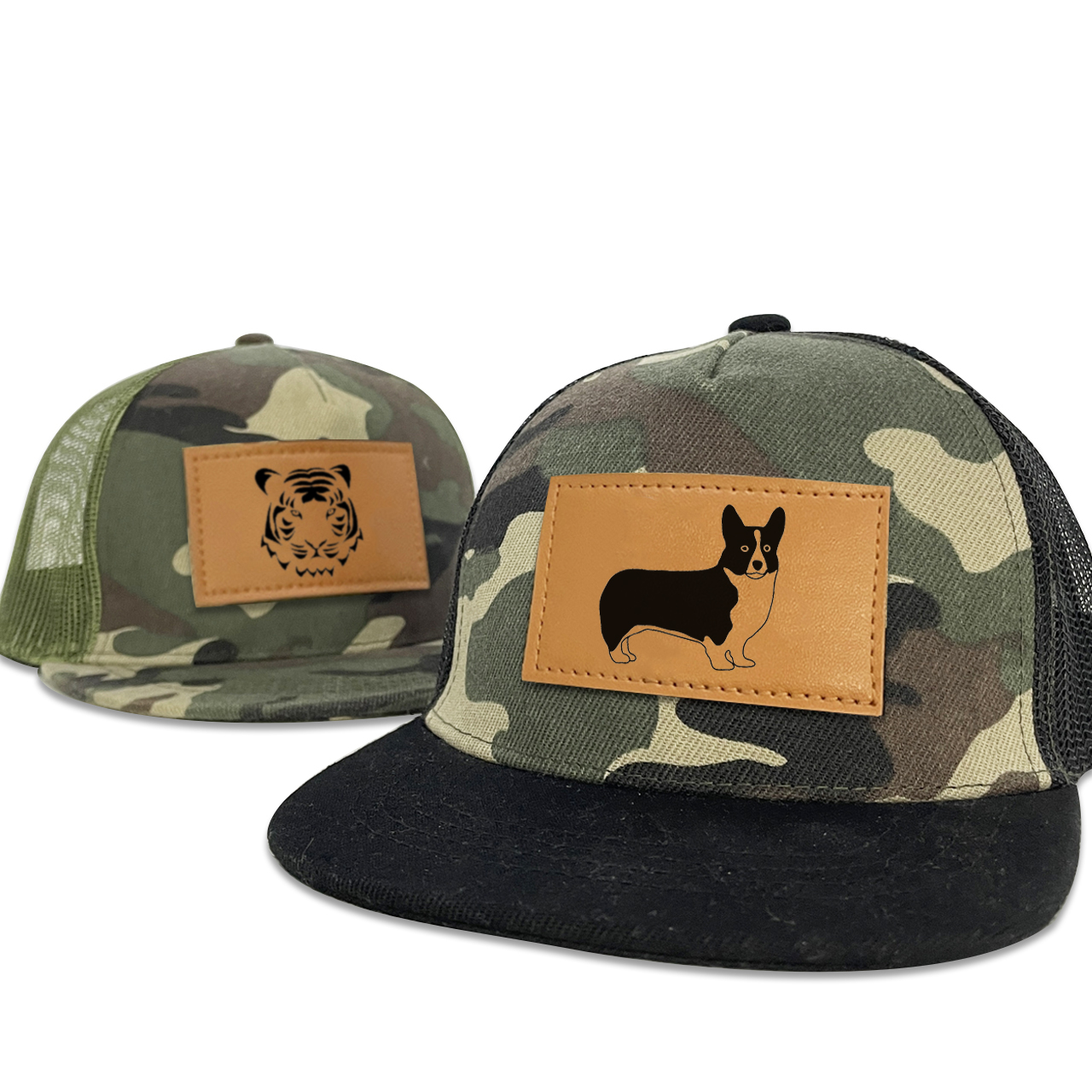 UPF 30+ Personalized Camo Pattern Hat For Kids