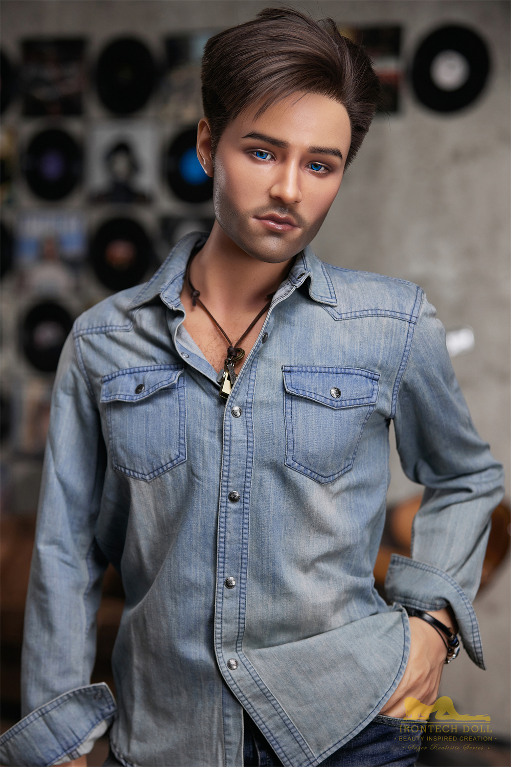 5ft6/170cm Silicone Male Sex Doll M4 - Justin Tanned