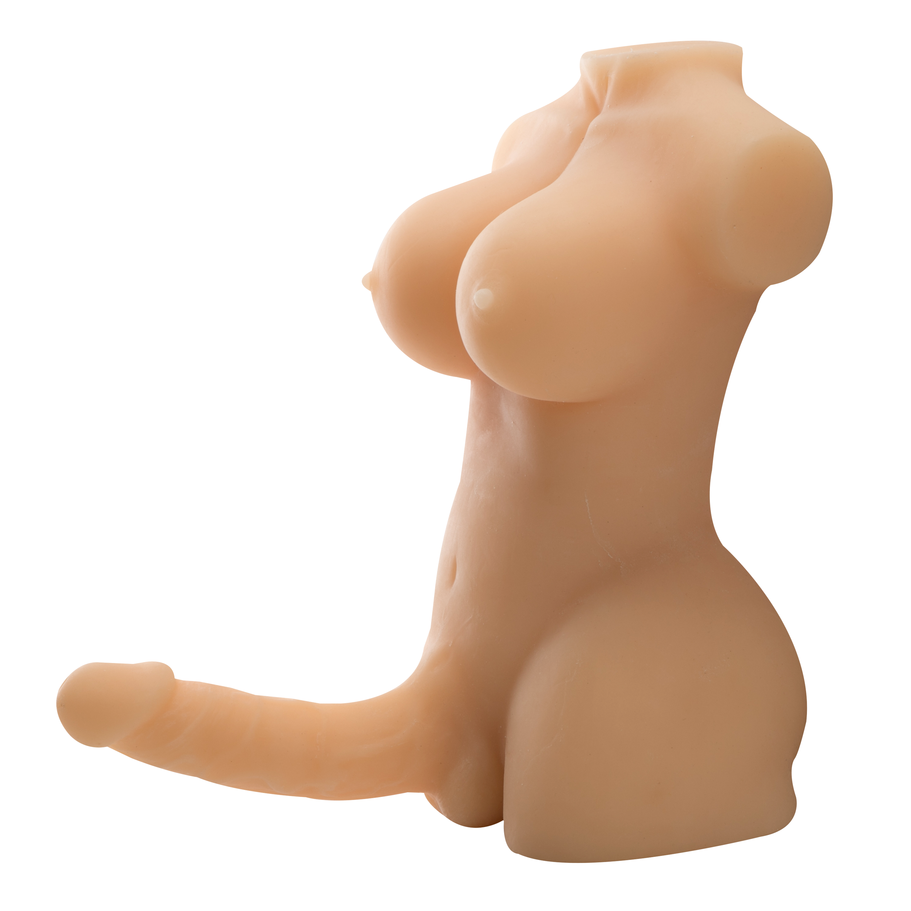 Shemale sex doll torso with realistic design and penis