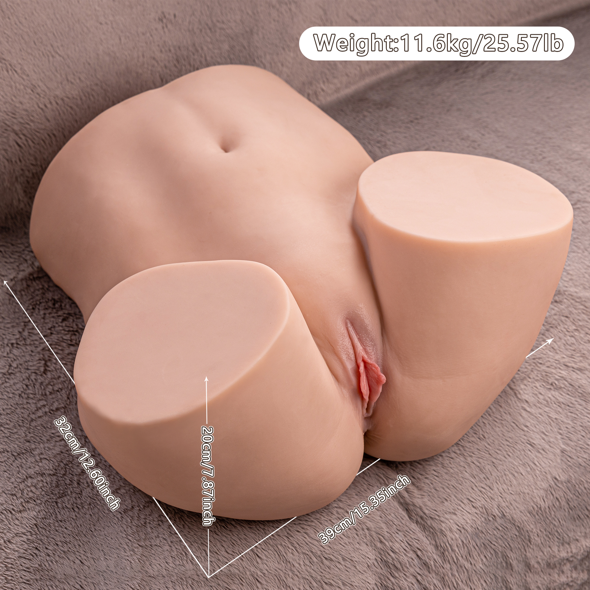 Ethel Auto 25.6 LB Moving Ass Torso Sex Doll