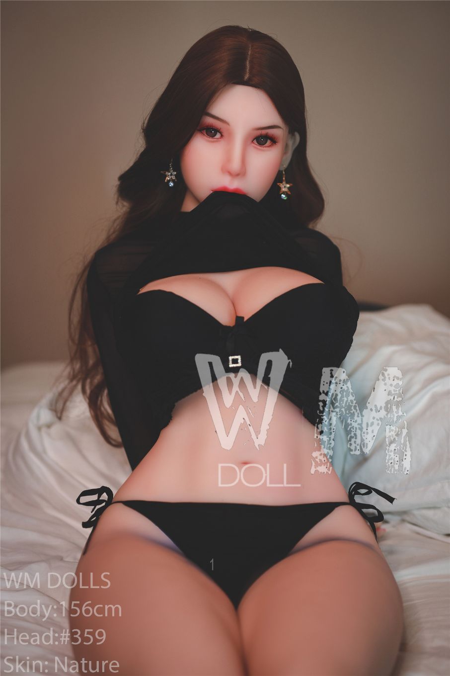 TPE sex doll Evelyn, 156cm, nature skin, WM DOLLS