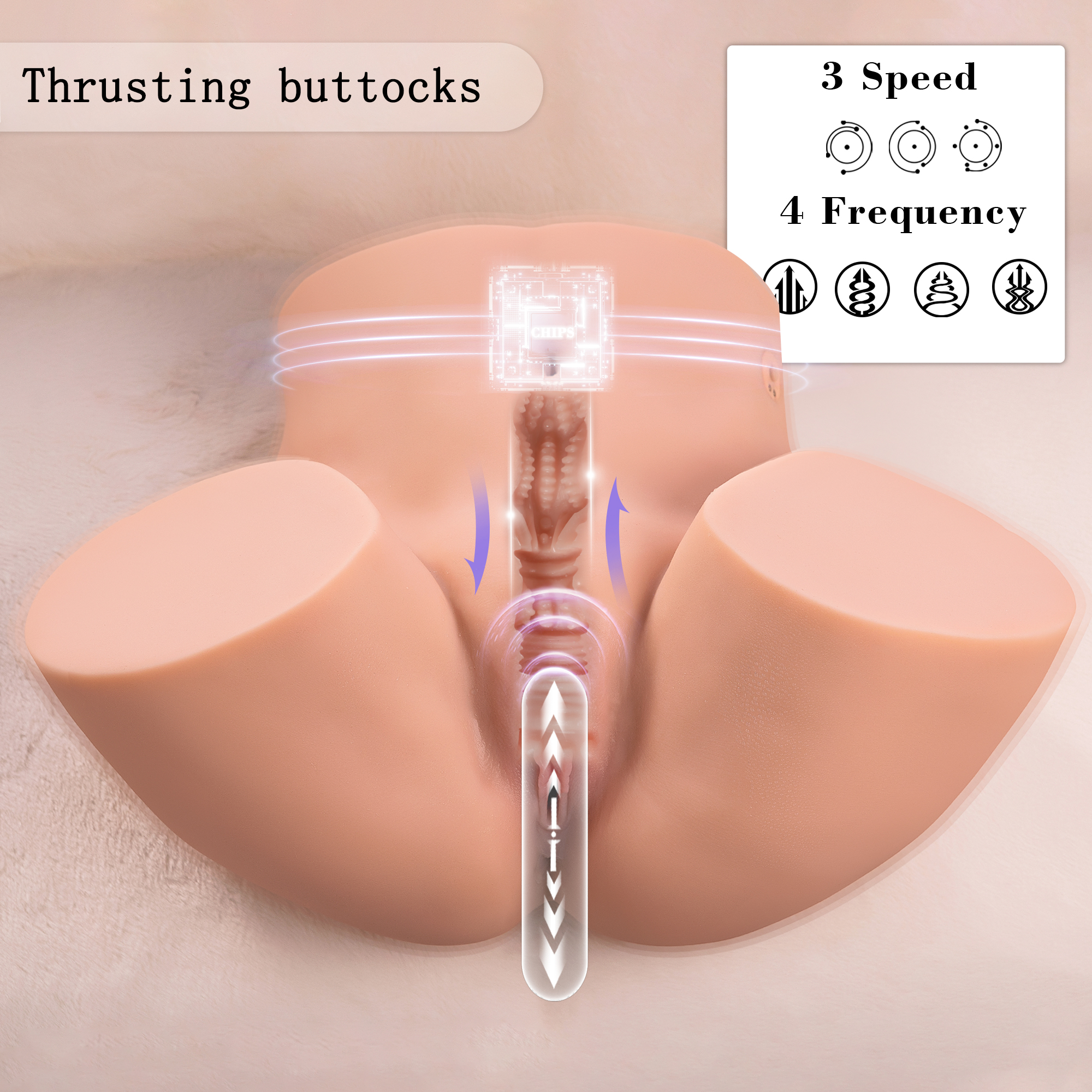 Michelle Auto - 23.8 LB Thrusting Big Ass Torso Sex Doll-Lilysuck