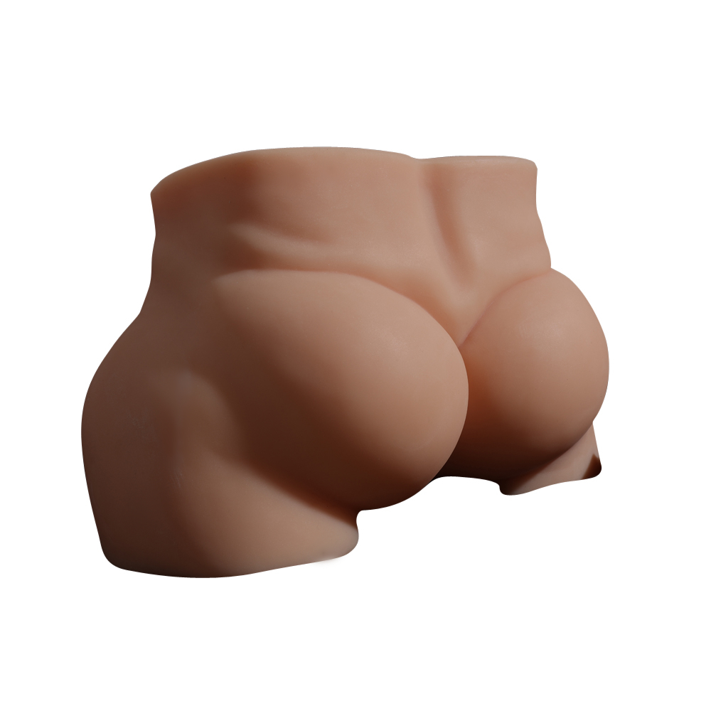 Realistic male torso sex doll with detailed buttocks made of high-quality TPE material.