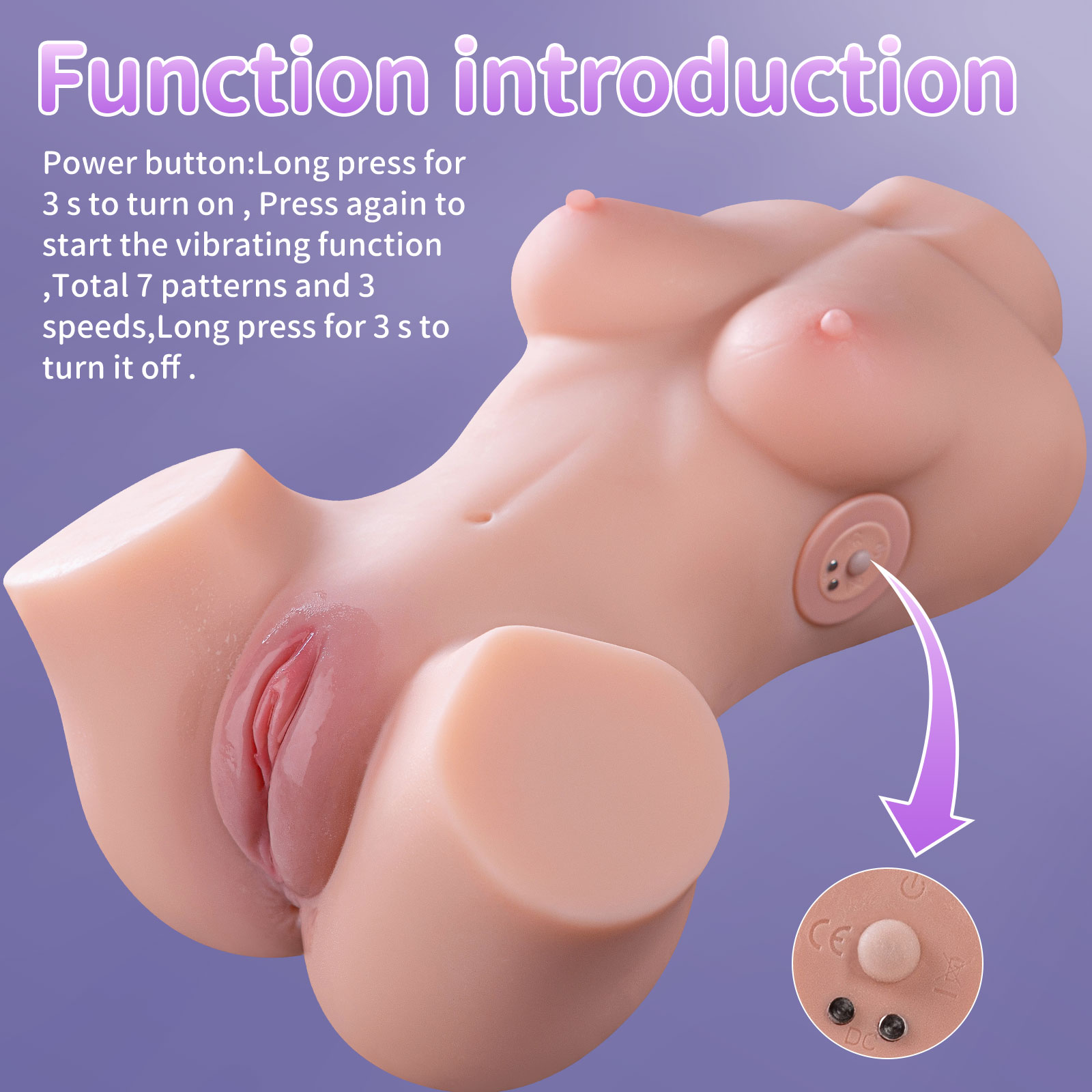 Luciana Auto sex doll torso - Function Introduction