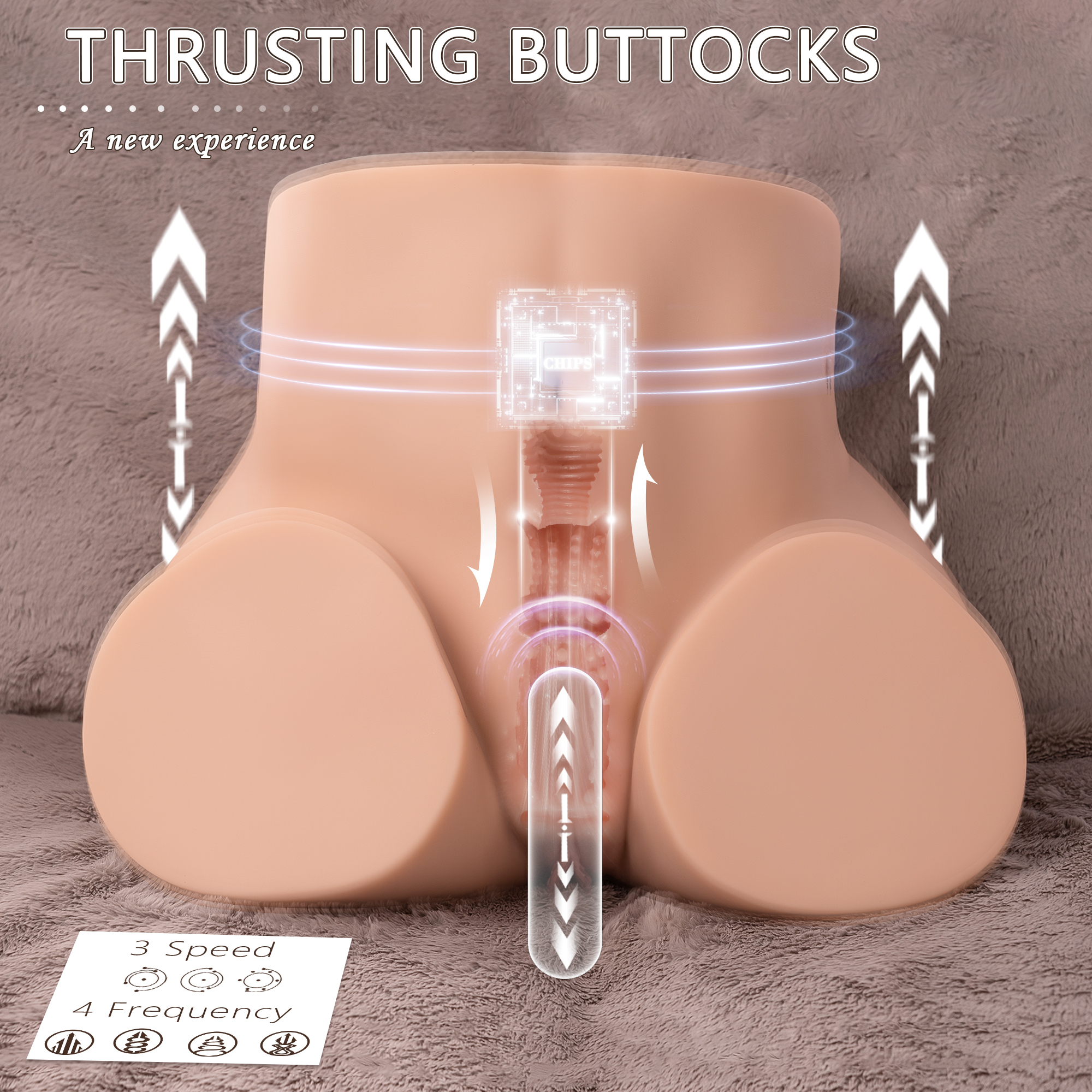 Ethel Auto - 25.6 LB Thrusting Big Ass Torso Sex Doll-Lilysuck