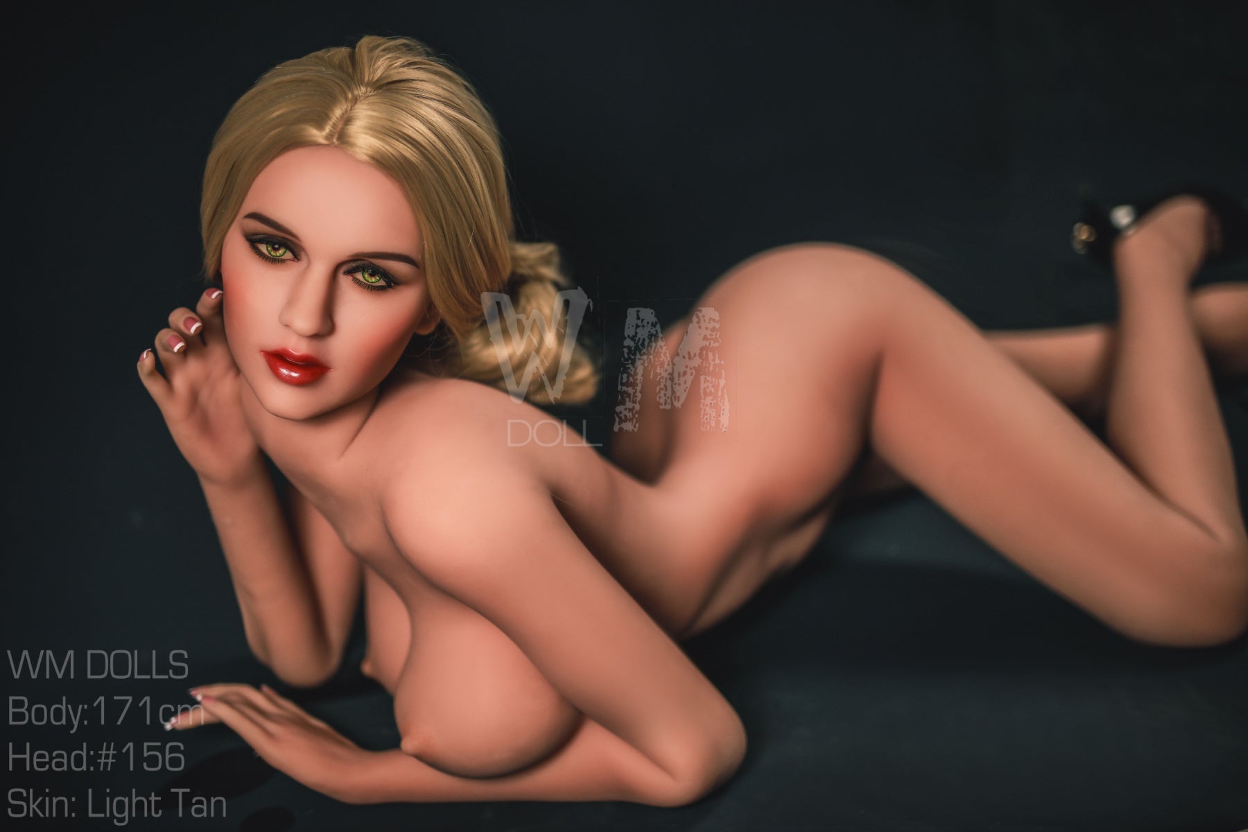 Johanna TPE doll, light tan skin, WM DOLLS, product shot