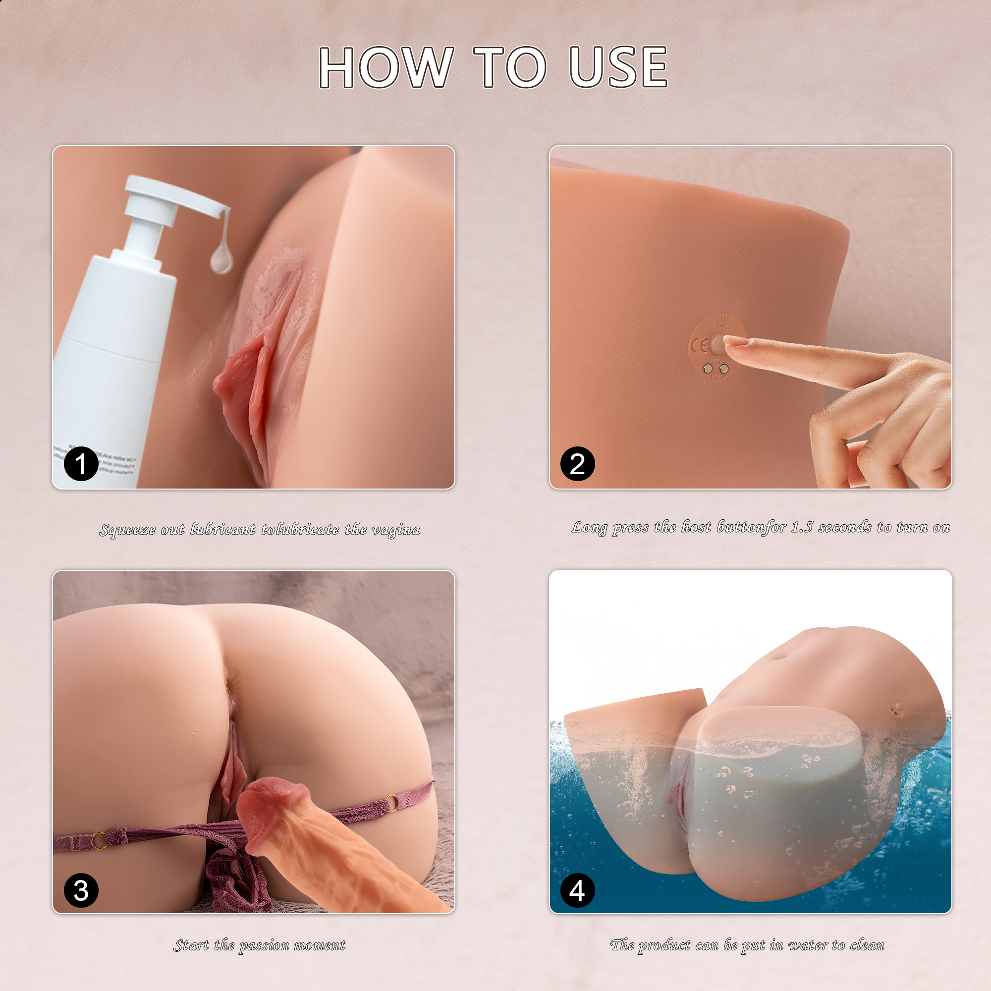 Ethel Auto - 25.6 LB Thrusting Big Ass Torso Sex Doll-Lilysuck