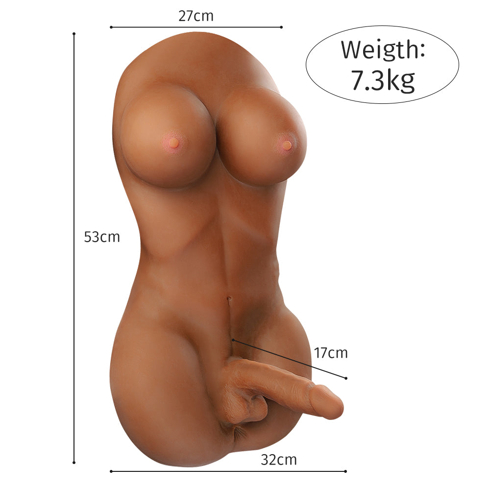 16 LB Shemale Sex Doll Torso with 17cm penis Nala