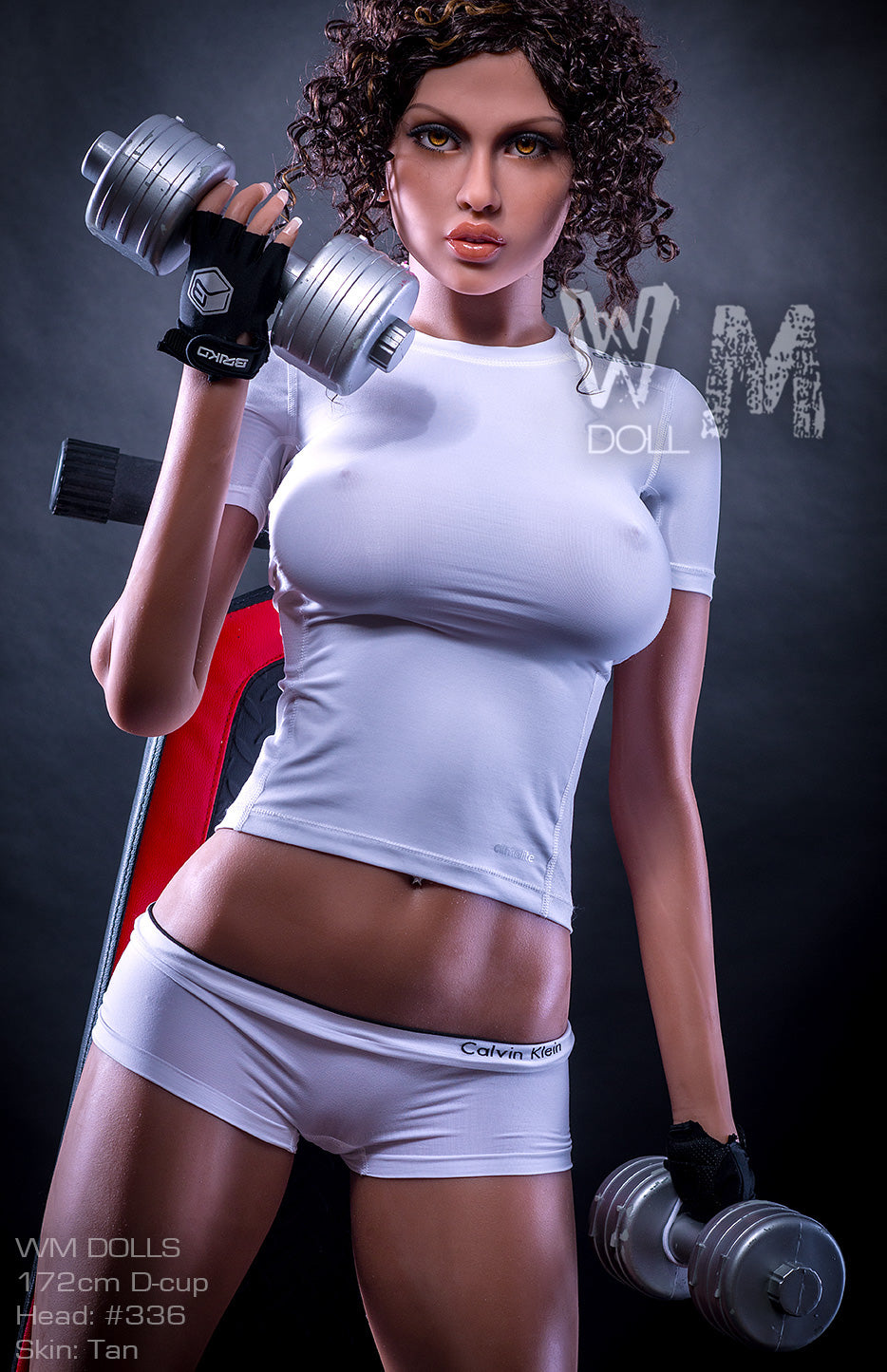 172cm D-cup sex doll lifting dumbbells, WM DOLLS