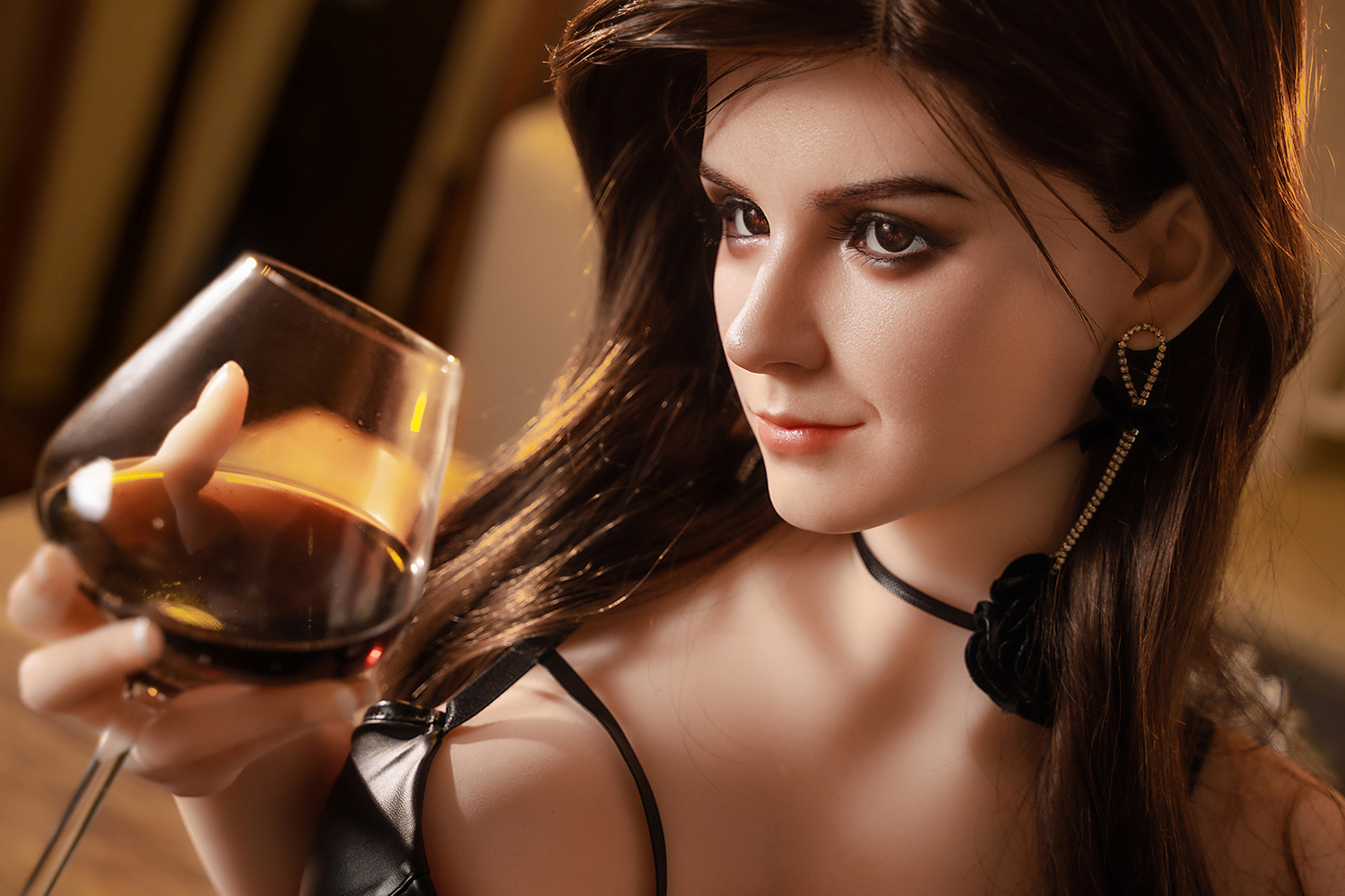 5ft2/160cm D Cup Silicone Head&TPE Body Sex Doll - Annie-Lilysuck