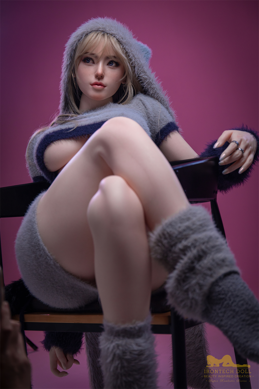 5ft38/164cm C Cup Silicone Furry Sex Doll – Miku-Lilysuck
