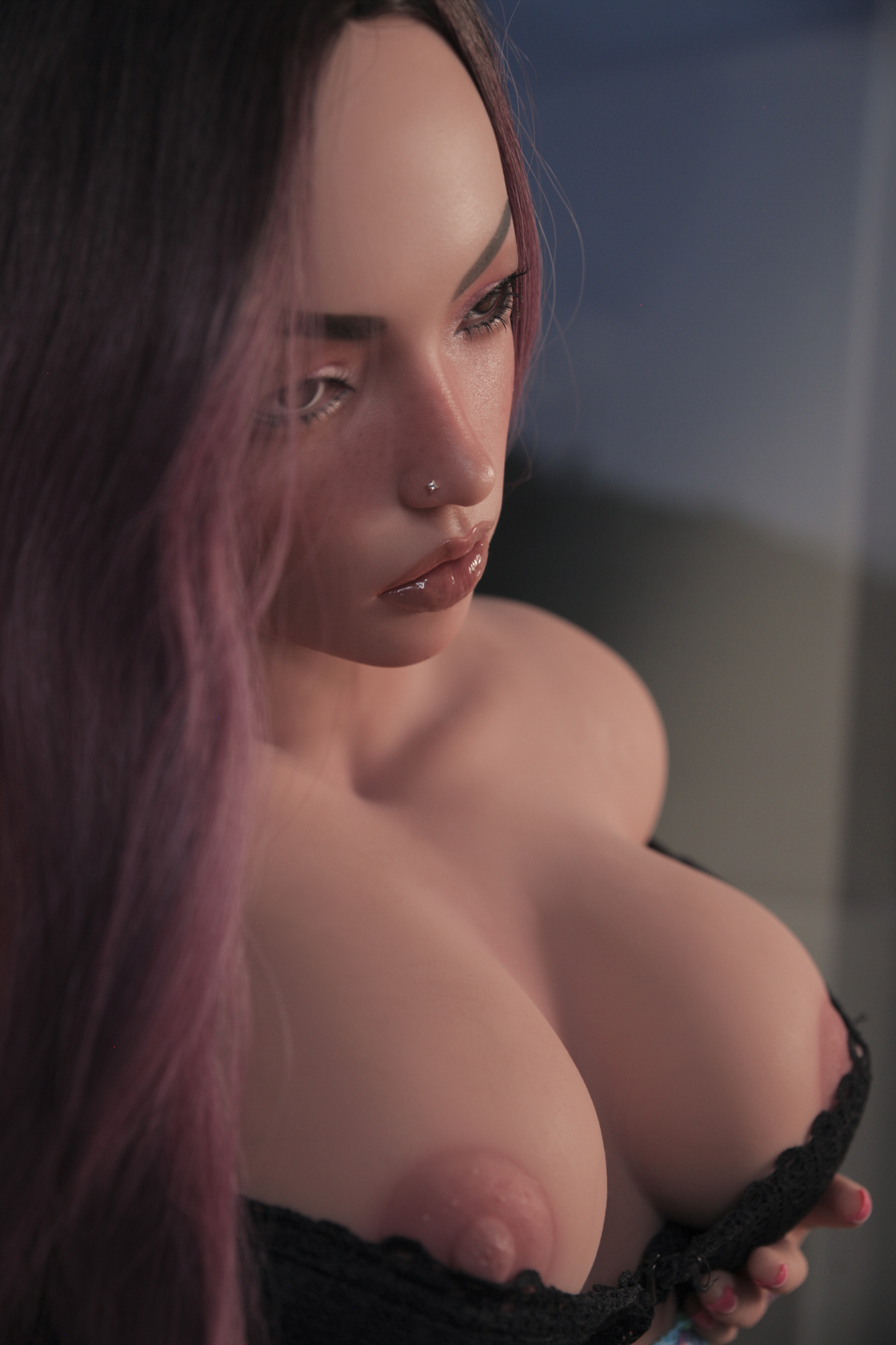 5ft/155cm E Cup Silicone Head&TPE Body Sex Doll - Ginny-Lilysuck