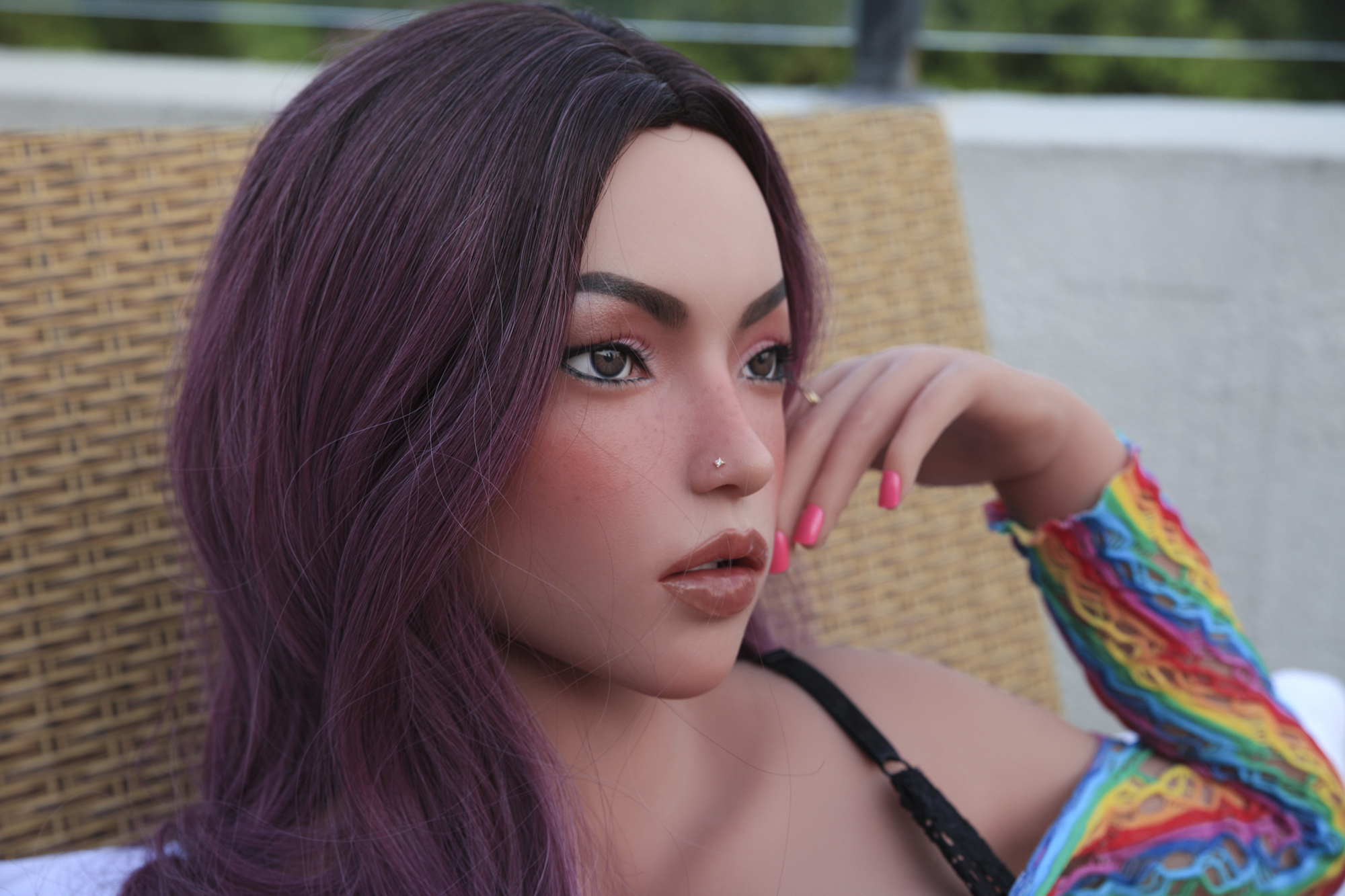 5ft/155cm E Cup Silicone Head&TPE Body Sex Doll - Ginny-Lilysuck