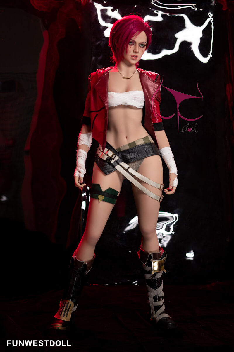 Realistic sex doll in Vi cosplay by FUNWESTDOLL