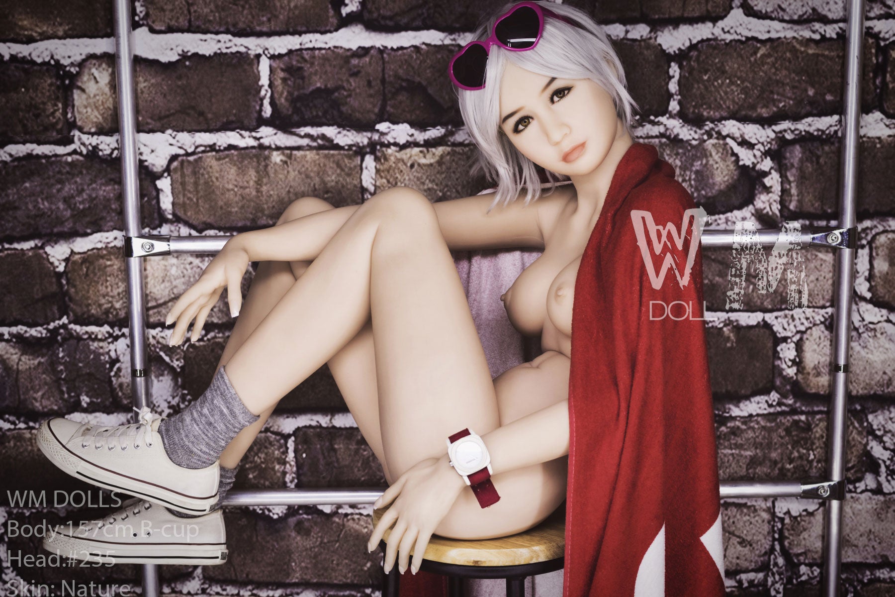 Angie TPE doll by WM DOLLS, 157cm B-cup, nature skin