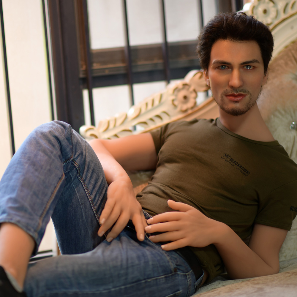 5ft6/170cm Silicone Head&TPE Body Male Sex Doll - Steven