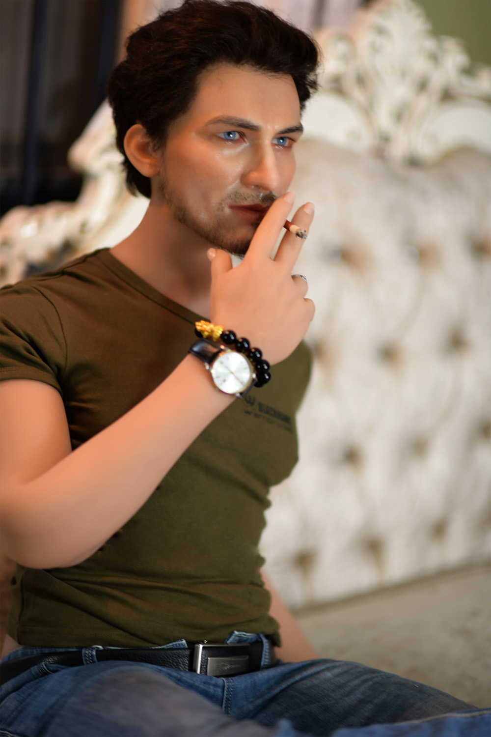 5ft6/170cm Silicone Head&TPE Body Male Sex Doll - Steven