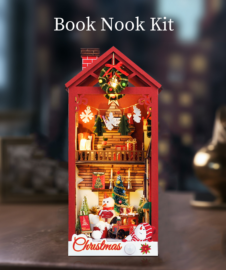 Christmas in a Book Nook – A Beginner's Guide - A Crafty Mix