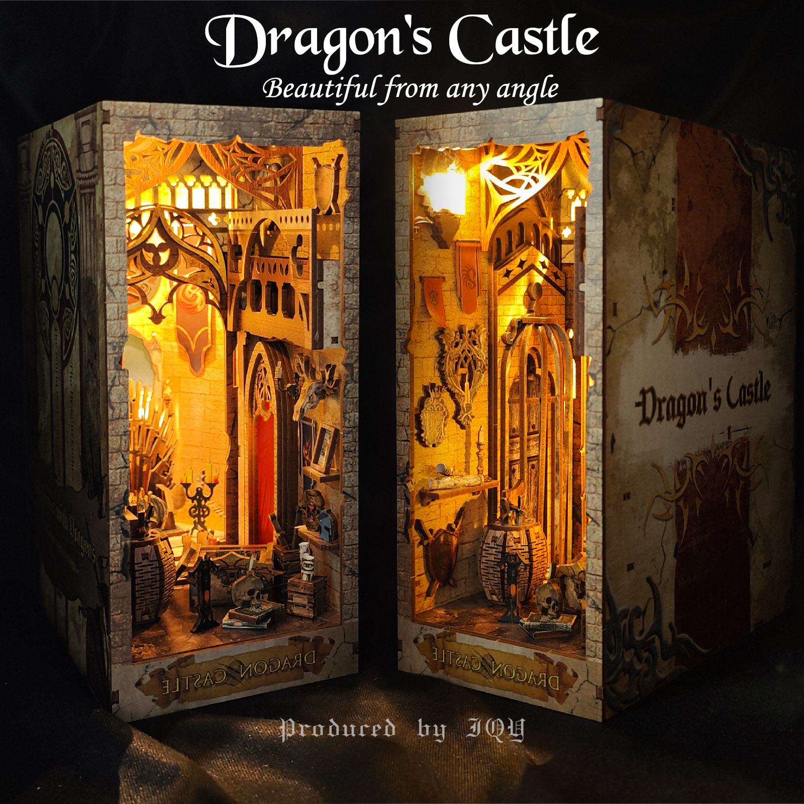 Dragon Castle DIY Book Nook Kit-Book Nook World