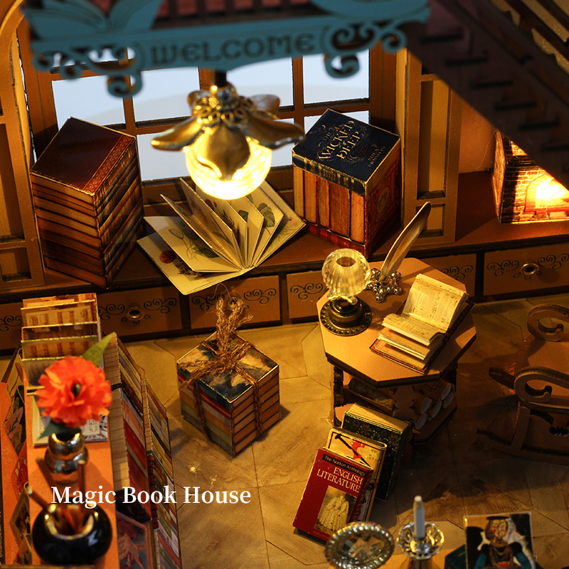 Magic Book House DIY Book Nook Kit – ROCOXIA