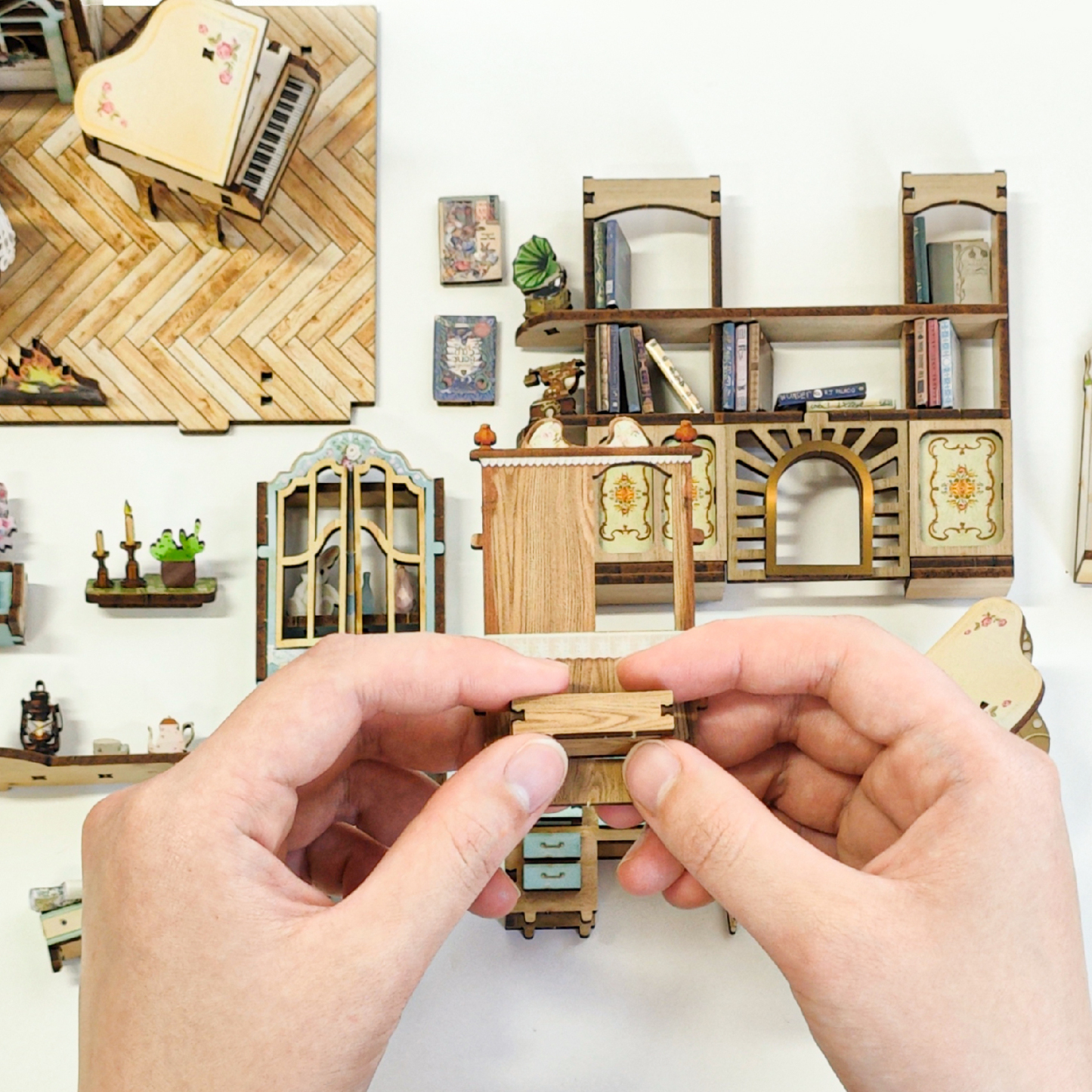 Pastoral Style DIY Book Nook Kit-Book Nook World